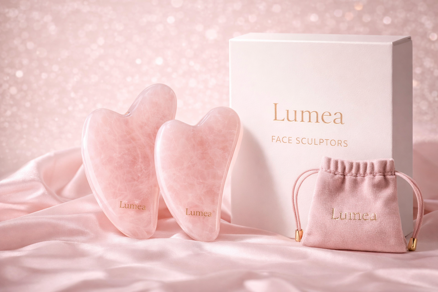LUMEA™ Rose Quartz Facial Sculptor Kit ✨ Naturally Lift, Sculpt & Glow